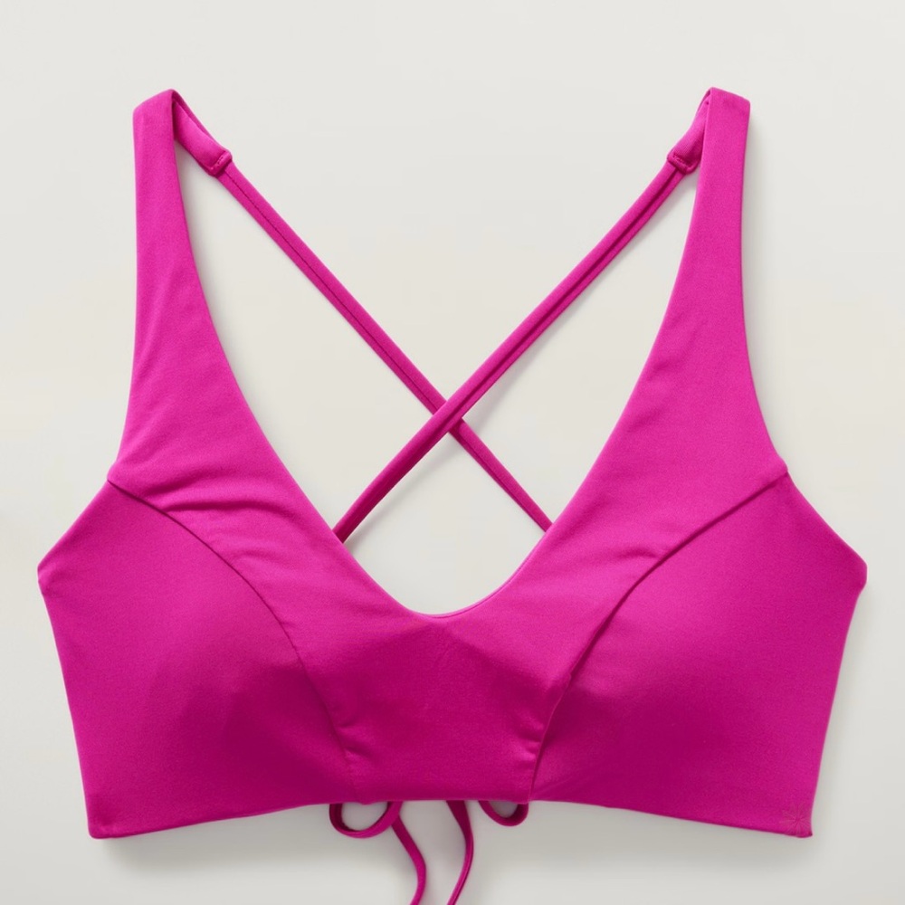Athleta triangle bikini top A-C size medium